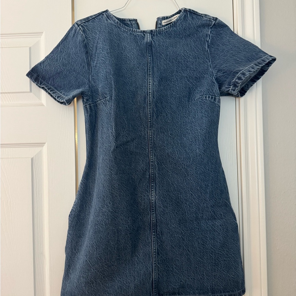 Abercrombie & Fitch Blue Denim Dress
